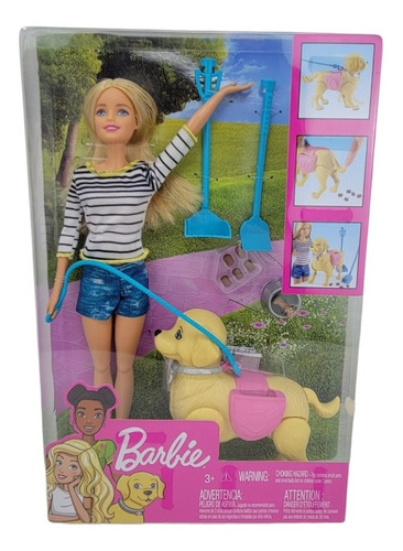 Barbie Pasea Perro, Mattel.