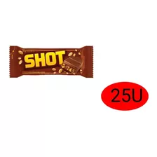 Chocolate Shot Con Leche Y Mani Tableta X 25u - Sr Goloso