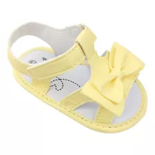 Sandália Clássica Mini Amarela Bebê Conforto Qualidade