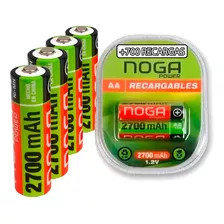 Pilas Aa Recargables Por 4 Unidades 2700mah Noganet Pcreg