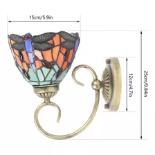 Tiffany Style Wall Light Wall Lamp Fixture Stained Glass Ttd