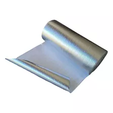 Manta Metalizada Térmica 1 Face Subcobertura 2mm 50m² 50 Mts