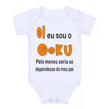 Body Infantil, Goku, Mesversario, Dragon Ball. Roupa De Bebe