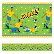 04 Faixa Border Decorativa Tema Futebol Papel Parede