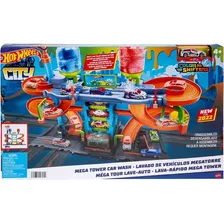 Hot Wheels Pista Lava-rápido Mega Tower City Mattel - Hdp05