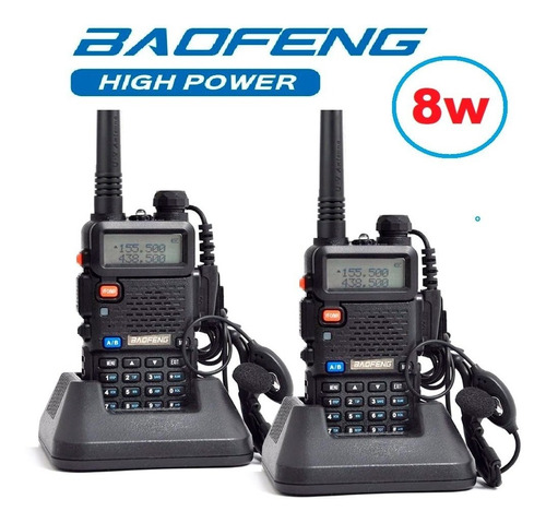 8w  Dos Radios Baofeng Uv-5r * Tri Power * Maxima Potencia  Foto 2