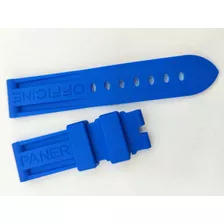 Pulseira Panerai Officine Azul Claro 22mm Alta Qualidade