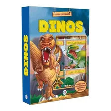 Box 6 Mini Livros Infantil Educativo História Dinossauros 