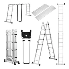 Hbtower Escalera Plegable, Escalera De Extensin De Aluminio