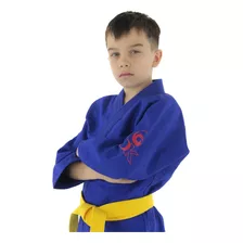 Kimono Para Jiu Jitsu Dragao Dk Azul Infantil
