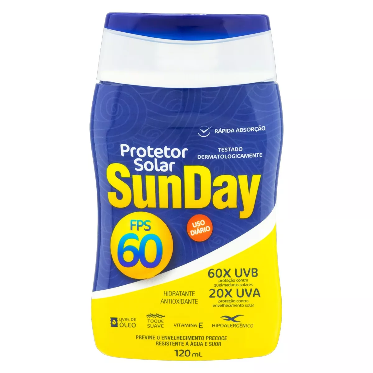 Protetor Solar Sunday  Fps60 120 Ml
