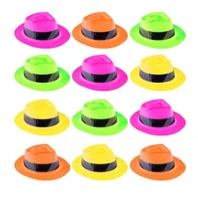 Sombrero De Fiesta Super Z Outlet 12 Pack Neon Mafia Style G