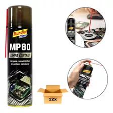 Kit 12 Limpa Contato Elétrico 300ml Mundial Prime Mp80