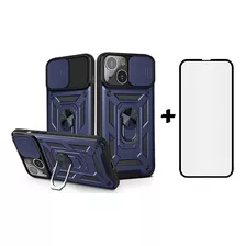 Carcasa Antishock Para iPhone (todos) + Lamina Pantalla