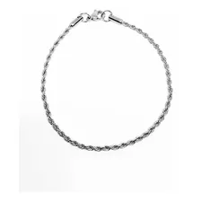 Pulseira Masculina Em Aço Inox Trançada