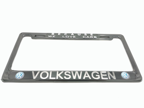 Par De Porta Placas Vw Jetta Golf Gol Polo Lupo Vento Bora Foto 2