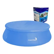 Piscina Borda Inflável Infantil Pvc C/capa 2490l Iwpbic2490