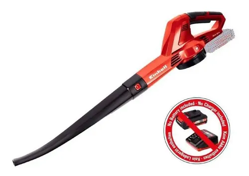 Sopladora Hojas Inalambrica A Bateria Einhell Kit Jardin Rojo