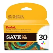 Cartucho Kodak De Tinta Color 30 Original