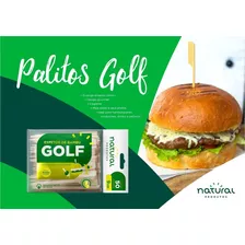 Espeto Lanche E Degustação Golf 9cm Bambu C/ 500 Unid