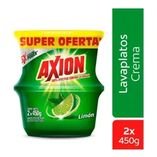 Lavaloza Axion Crema 450 Gr 2 Unidades Limon Oferta