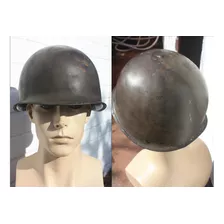 Casco Militar M-1 Textura De Camuflaje Usado Ww2 Original