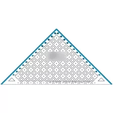 Régua Para Patchwork Triangular Para Quilt Tec Toke Crie