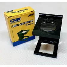 Lupa Cuenta Hilos 22mm Aumento 8x Plástico