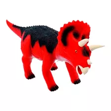 Dinossauro Triceratopo Brinquedo Com Som - Alta Qualidade