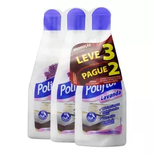 Lustra Móveis 200 Ml Lavanda C/3 Unidades Poliflor