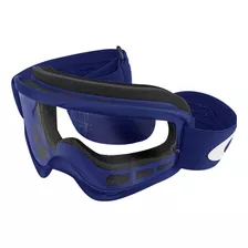 Óculos Goggle Oakley O Frame Mx Moto Blue/lente Clear