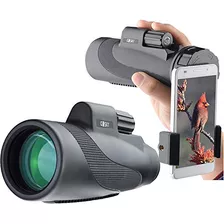 Titan 12x50 Prisma De Alta Potencia Monocular Y Soporte...