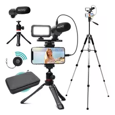 Movo Ivlogger Vlogging Kit Para iPhone Con Trípode De Tamaño