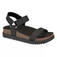 Sandália Papete Birken Flatform Tratorada Moleca Feminina 