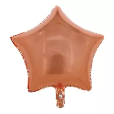 Balão Metalizado Estrela - Rose Gold 45cm (unidade)