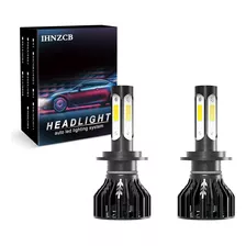 Kit De Faros Led H7 De 4 Lados, Haz De Luz Alta Y Baja, 6000