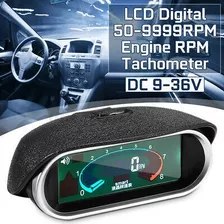 Lcd Motor Digital 50 ~ 9999 Rpm Tacho Tacômetro Barco Carro