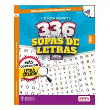 Mega Solo Sopas De Letras Letra Grande 336 Páginas De Sopas