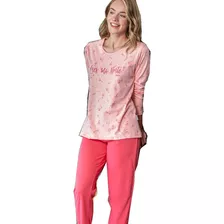 Pijama Dama Invierno Interlock Talles Grandes Susurro 3244