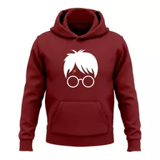 Moletom Bordado Harry Potter Jaqueta Blusa Óculos