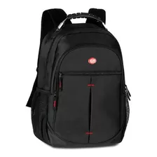 Mochila Executiva P/ Notebook 3 Divisórias Resistente - Clio Cor Preto