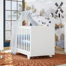 Berço Mini Cama Life Tigus Baby Branco Ff