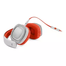 Audífonos Jbl J88i (iPhone), Diadema Blanco-naranja Over Ear Color Naranja