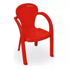 Cadeira Infantil Vermelho Usual