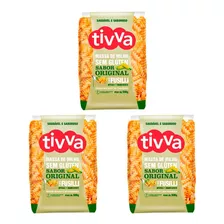 Fusilli Tivva De Milho Original Sem Gluten Kit Com 3 Un 500g