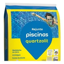 Rejunte Piscina Quartzolit 5kg Branco - Kit 3 Un