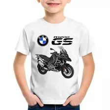 Camiseta Infantil Moto Bmw R 1200 Gs Triple Black