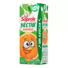 Caja Jugos Néctar Soprole Larga Vida Naranja 200 Ml 30 Unid.