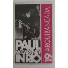 Ingressos Paul Mccartney In Rio E Rock In Rio 2 1991