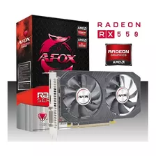 Afox Radeon Rx 550 4gb Gddr5 128-bit Dp/hdmi/dvi-d Pcie3.0 